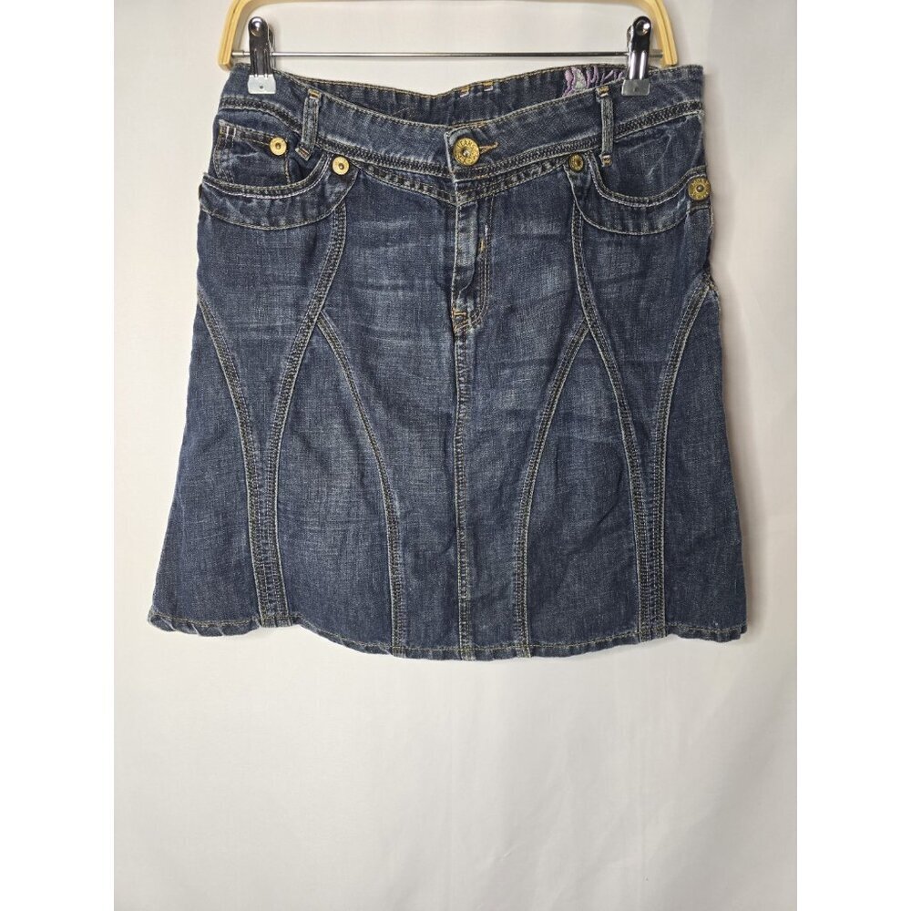 Mexx Y2K Denim Mini Jean Skirt Size EUR 40/ 29-30 Womens